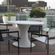 Ellipsis Table, and Ellipsis planters